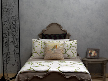 Green Foliage Quilt - Image 4